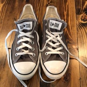 Women’s converse all star shoes size 9 gray